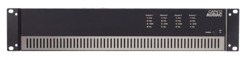 AUDAC CAP412 Czterokanałowy wzmacniacz mocy 4 x 120W 100V