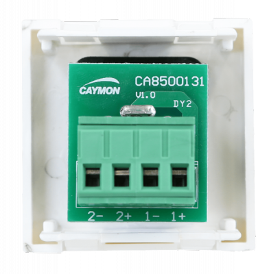 AUDAC CP45SPES/W Connection plate D-size speaker 45 X 45 mm - solderless White version