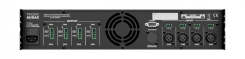 AUDAC PMQ 240 Wave Dynamics™ quad-channel 100V power amplifier