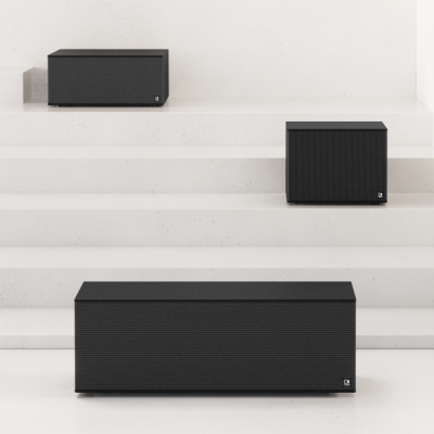 ARCHI210/B - Kompaktowy podwójny 10-calowy subwoofer - czarny