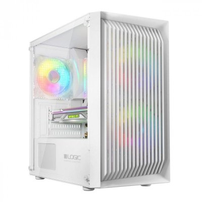 Obudowa LOGIC ATOS ARGB mATX/mITX Mini USB 3.0 Biała - USZ OPAK