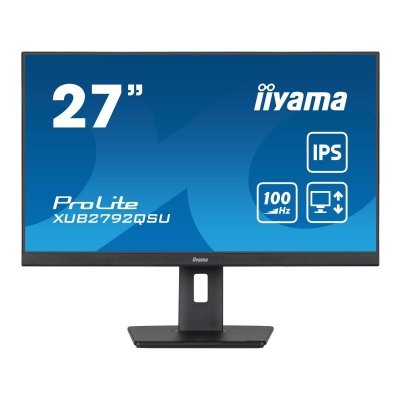Monitor iiyama 27 cali ProLite XUB2792QSU-B6 IPS 100Hz HDMI DP 4xUSB-A USB-B głośniki
