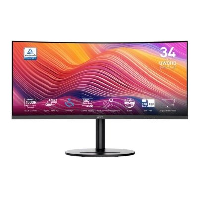 Monitor MSI 34 cale Modern MD342CQP VA UWQHD 120Hz 2xHDMI DP HUB głośniki