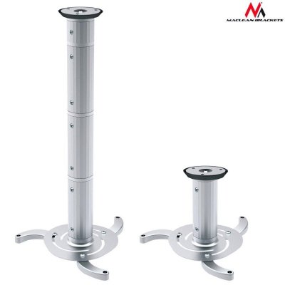 Uchwyt sufitowy Maclean MC-517 S do projektora 80-980mm 10kg srebrny