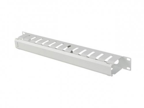 Organizer kabli Lanberg AK-1704-S 19 cali 1U z zaślepką typ A szary