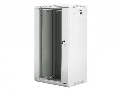 Szafa instalacyjna Rack wisząca 19 cali 22U 600x450 szara Lanberg (flat pack)