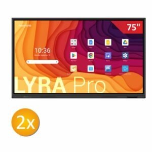 Monitor interaktywny 75 cali NewLine, Zestaw: 2 x monitor 75 LYRA PRO z uchwytami