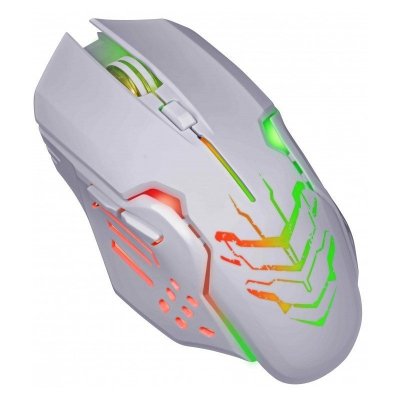 Defender Mysz, myszka  gamingowa bezprzewodowa KATANA RF 3200DPI 7P Biała