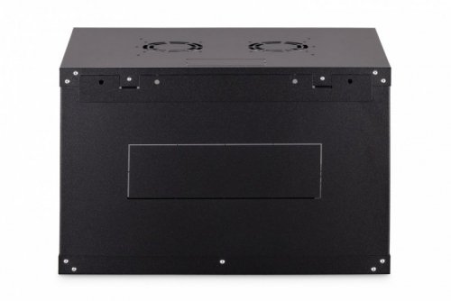 Digitus Szafa sieciowa wisząca Dynamic 19" 7U rack 385x600x450mm, drzwi szyba, czarna, niezłożona, 60kg