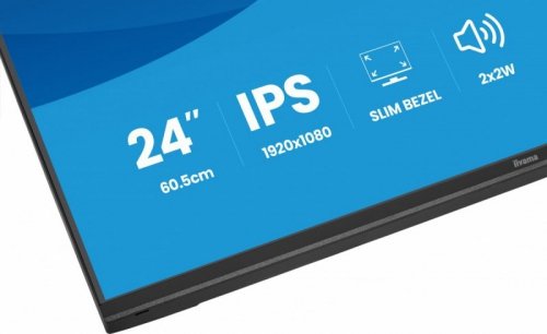 IIYAMA Monitor komputerowy   ProLite 23.8 cala X2497HSU-B1 IPS,FHD,HDMI,DP,120Hz,350CD,2xUSBv3.2,   2xUSB-C, GW 5lat