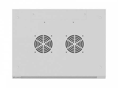 Lanberg Szafa instalacyjna rack wisząca 19 cali 4U 600x450 szara drzwi metalowe (flat pack)