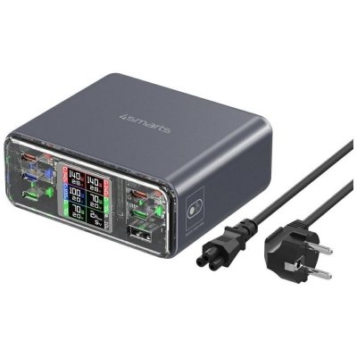 4smarts Stacja ładująca Deck Charger Lucid GaN 360W 5xUSB-C + 1xUSB-A