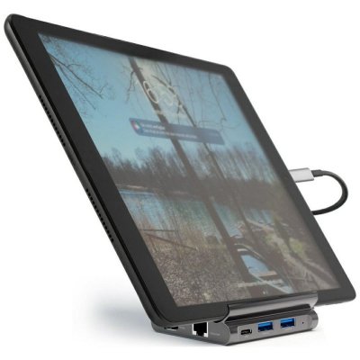 4smarts Podstawka tablet/smartphone 7w1 DeX 2xUSB-C/ 2xUSB-A/ HDMI/SD/   microSD/ RJ45