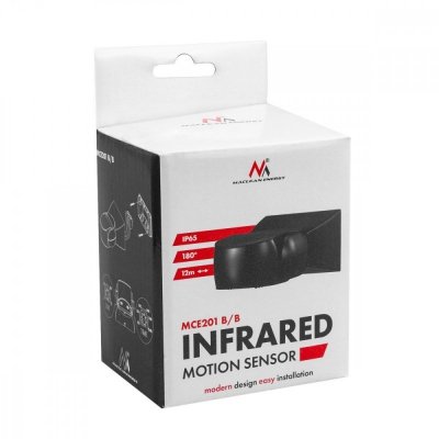 Maclean Czujnik ruchu PIR IP65 MCE201 B/B