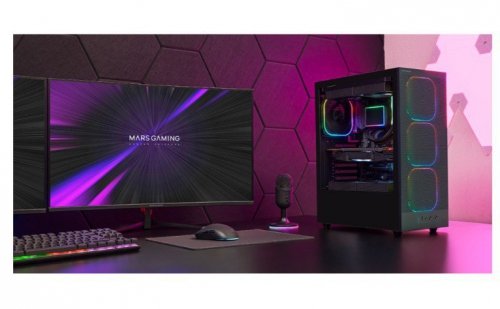 TACENS Obudowa MARS MC-NEBULA BLACK ATX 4xARGB fans