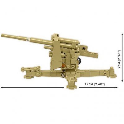Cobi Klocki Klocki 8,8 cm Flak 18 232 klocki 1:35