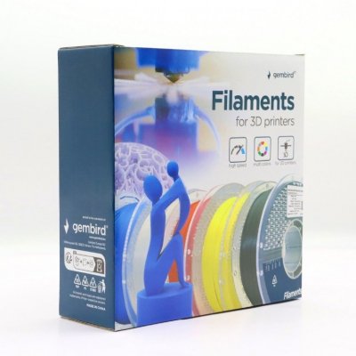 Gembird Filament ABS High Speed, 1,75 mm, 1 kg, żółty