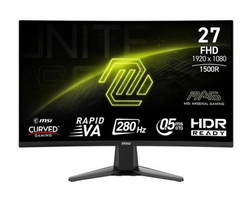 MSI Monitor MAG 276CXF     27 cali LED/FHD/Zakrzywiony/280Hz/Czarny
