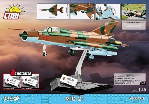 Cobi Klocki Klocki Mig 21 396 klocków