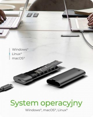 IcyBox Obudowa dysku IB-1806MT-CU31 M.2 NVMe SSD 10 Gbps