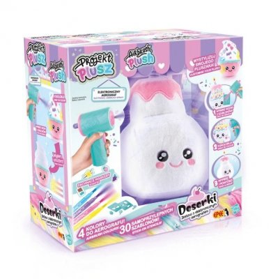 Epee Projekt Plusz Deserki - Kreatywny zestaw z elektronicznym aerografem, Urodzinowy Torcik