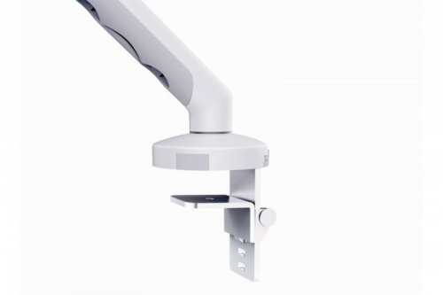 Digitus Ramię biurkowe pojedyncze z zaciskiem i sprężyną mechaniczną 1x LCD max. 35" 10kg, VESA: 75x75, 100x100, białe