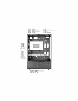 TACENS Obudowa Mars MC-XO ATX wentylator FRGB czarna