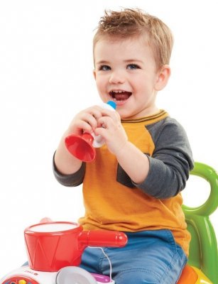 Pulio Fisher Price Jeździk muzyczna parada żółty