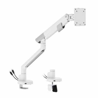 ART Uchwyt biurkowy gazowy do 1 monitora LED/LCD 17-35" L-29GD 2-11kg 2xUSB 3.0 Premium White