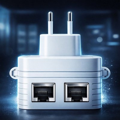 Qoltec Wzmacniacz syganłu WiFi 6 | Repeater | Access Point | AX1200 Mb/s| 6 anten | 2xRJ45 | 128MB