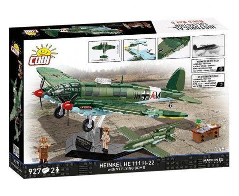 Cobi Klocki Klocki Heinkel HE 111 H-22 with V1 Flying Bomb 927 elementów