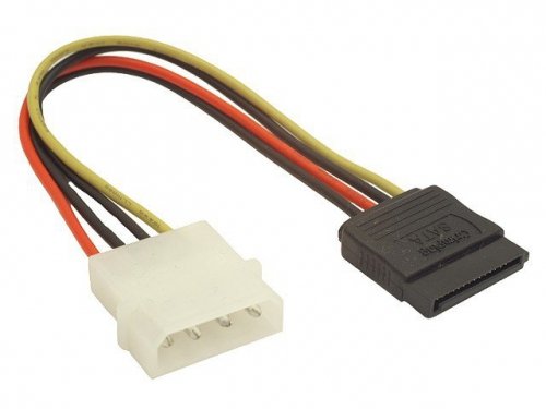 Gembird Kabel SATA zasilajcy 0,15M MOLEX-&gt;SATA