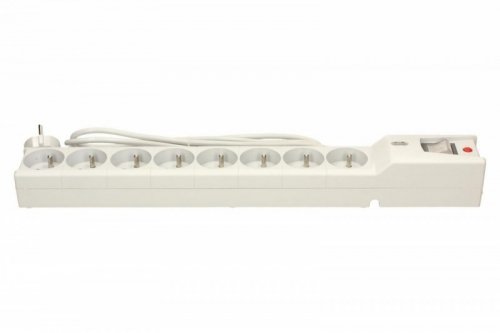 Lestar Listwa przeciwprzepięciowa LX 810, 1L, 1,5m, szara