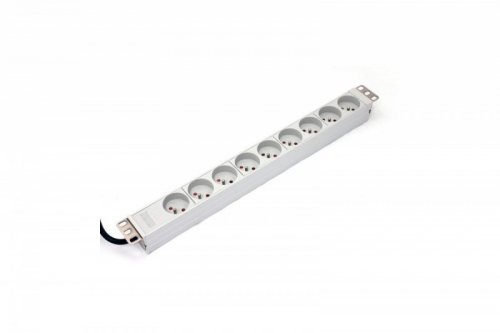 Digitus Listwa zasilająca PDU 19 cali RACK 9xTyp E, 1.8m 1xSchuko, 16A, aluminiowa