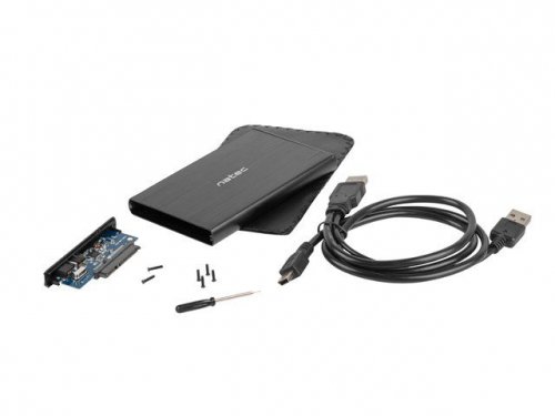 Natec Obudowa HDD 3.5&#039;&#039; RHINO USB 3.0 (Sata) Aluminium