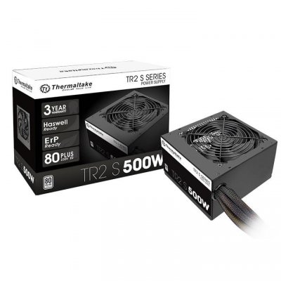Thermaltake Chłodzenie TR2 S Black 500W (80+ 230V EU, 2xPEG, 120mm, Single Rail)