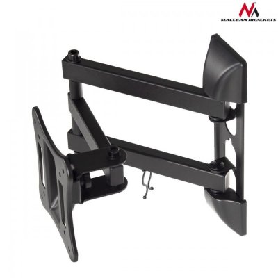 Maclean Uchwyt do telewizora  lub  monitora 13-27 cali 15 kg uniwersalny MC-719 czarny max vesa 100x100