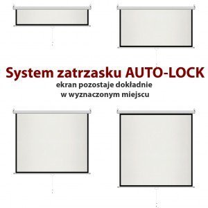 ART Ekran ręczny półautomat 1:1 84 cale 213x213cm MS-84 1:1