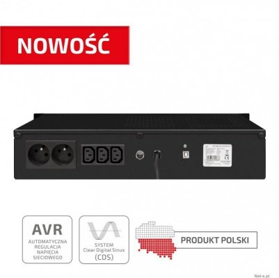 EVER UPS  ECO Pro 1200 AVR CDS 19 cali 2U