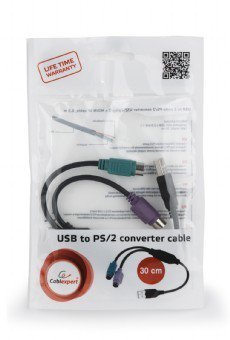 Gembird Adapter 2xPS2-&gt;USB mysz + klawiatura