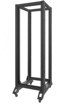 Lanberg Stojak Open Rack 32U 600x800mm czarny