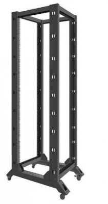 Lanberg Stojak Open Rack 42U 600x800mm czarny