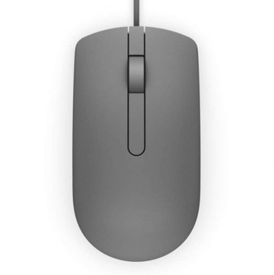 Dell Przewodowa mysz optyczna USB szara MS116
