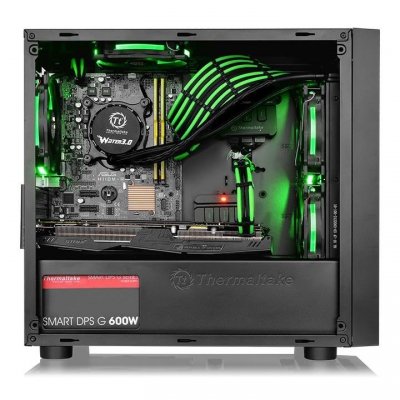 Thermaltake Versa H18 microATX USB3.0 Window - Black