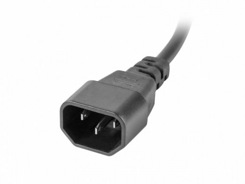 Lanberg Listwa zasilająca Rack PDU 19 cali  1U 10A 7X 230V PL 2m czarna C14