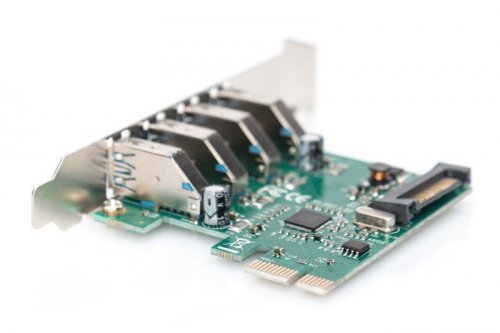 Digitus Karta rozszerzeń/Kontroler USB 3.0 PCI Express, 4xUSB 3.0, Chipset: VL805