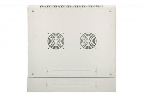 Extralink Szafka wisząca rack 9U 600x600 szara dwusekcyjna