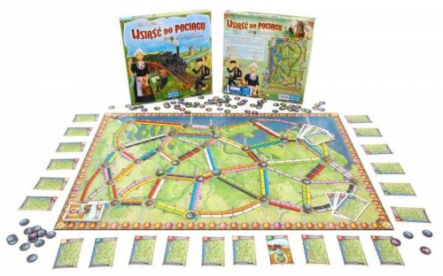 Rebel Gra Wsiąść do pociągu Kolekcja Map 4 - Holandia