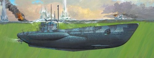 Revell Model plastikowy Niemiecka łódź podwodna typ VII C/41 1/72