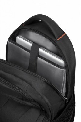 AMERICAN TOURISTER Plecak na laptopa AT WORK 15.6 czarno-pomarańczowy